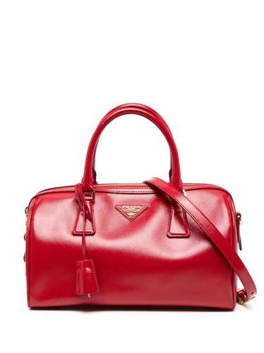PRADA ポルタ・パッティ・ルンガ 赤(正品) プラダミニショルダーバッグ 赤 レディース 2WAYバッグ PRADA