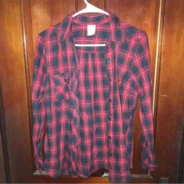 Black and Red Plaid Flannel