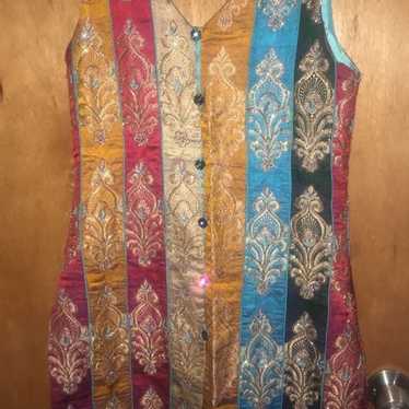 Pakistani colorful shalwar kurta suit - image 1