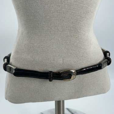 Vintage western Brighton leather belt