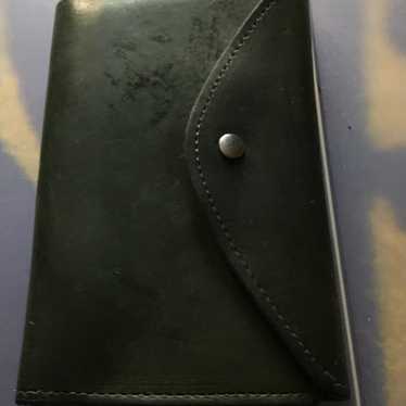 VINTAGE LUCKY GREEN LEATHER WALLET