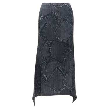 Pleated denim skirt issey miyake - Gem