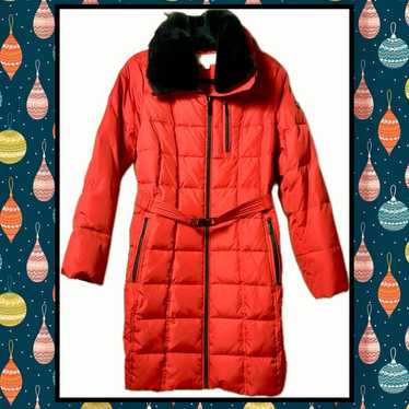 Michael Kors Red Puffer Jacket