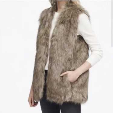 Banana Republic Faux Fur Vest