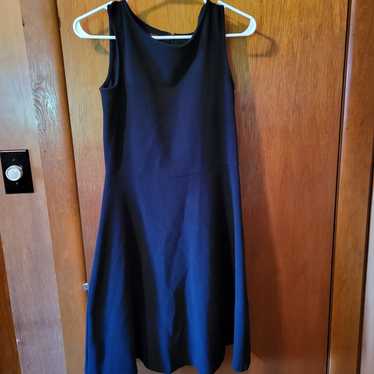 talbots petites black A line dress SP