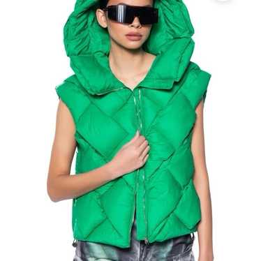 AZALEA WANG PADDINGTON WEAVE PUFFER VEST