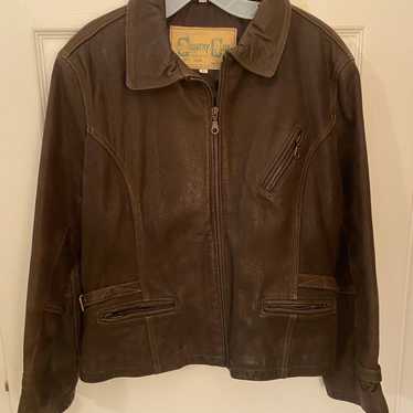 Vintage genuine leather jacket