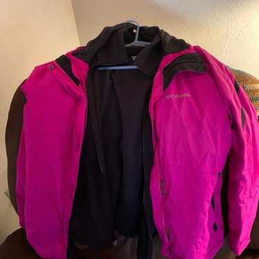 Pink Columbia 2 in 1 Jacket