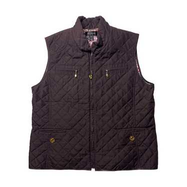 St. John Quilted Zipper Vest