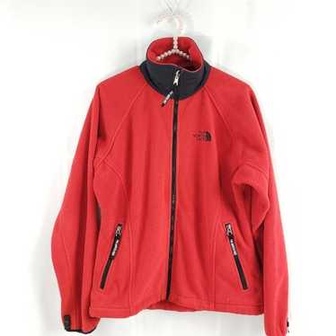 The North Face Red Fleece Zip Jacket S Red Women's