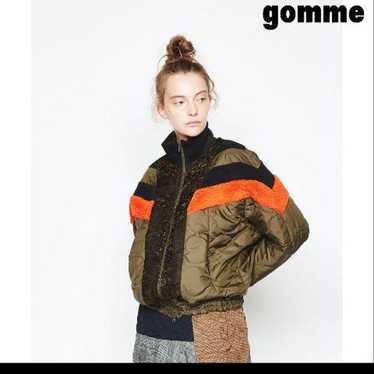 Bomber Jacket Olive Green/Orange