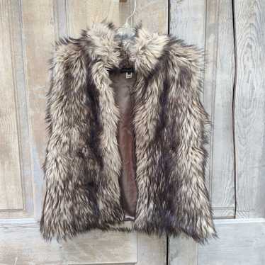 Eddie Bauer Faux Fur Vest