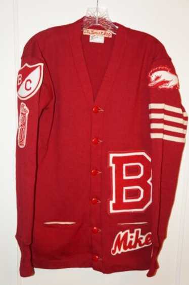 Vtg 1950s mens letterman - Gem