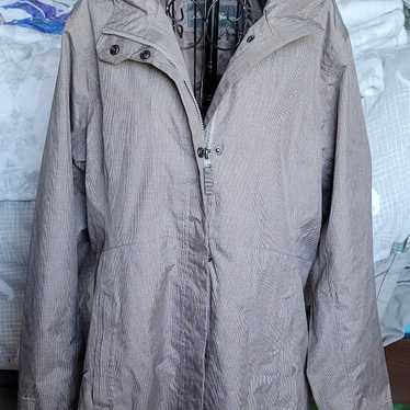 eddie bauer rain trench coat