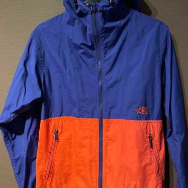 THE NORTH FACE Compact Jacket Blue × Orange