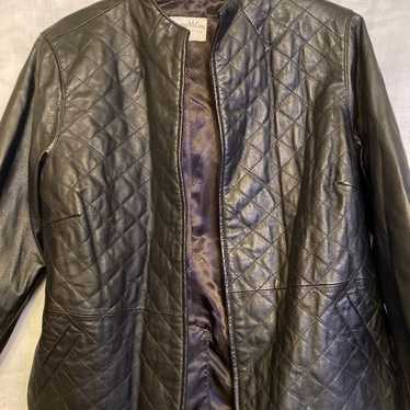 Pamela McCoy Collections Leather Jacket