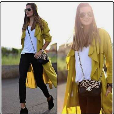 ZARA YELLOW/MUSTARD TRENCH COAT