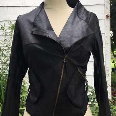 Anthropologie Leather Moto Jacket