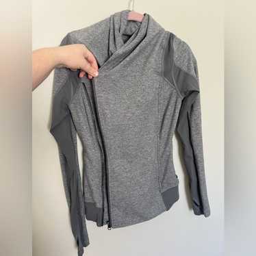 Lululemon gray wrap zip up jacket