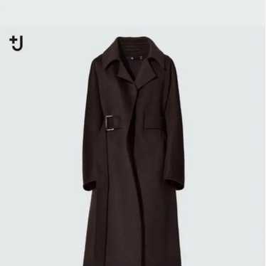 UNIQLO Dark Brown Long Coat Jil Sander