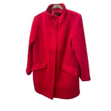 Talbots Red Walking Coat Size 14p petite Like New