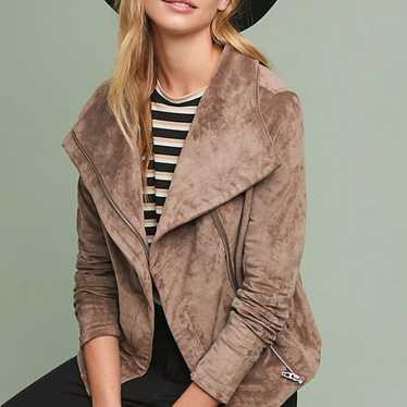 Blank NYC Faux Suede Moto Jacket