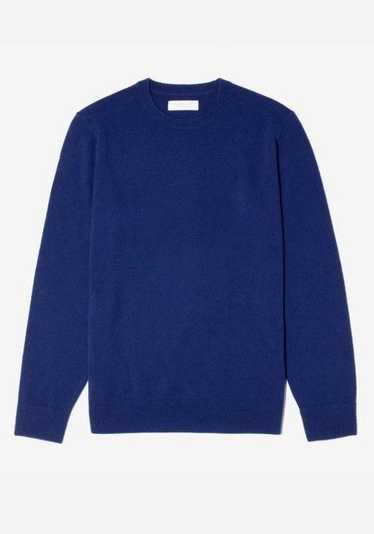 Everlane Cashmere Crew Sweater in Royal Blue Wool