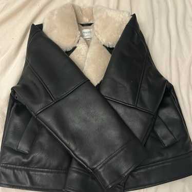 Abercrombie and Fitch Vegan Leather Jacket