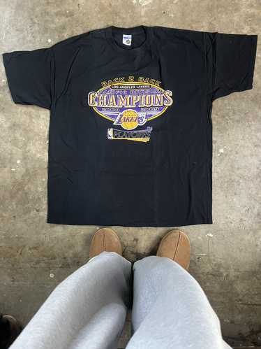 Streetwear × Vintage Vtg Lakers championship tee s