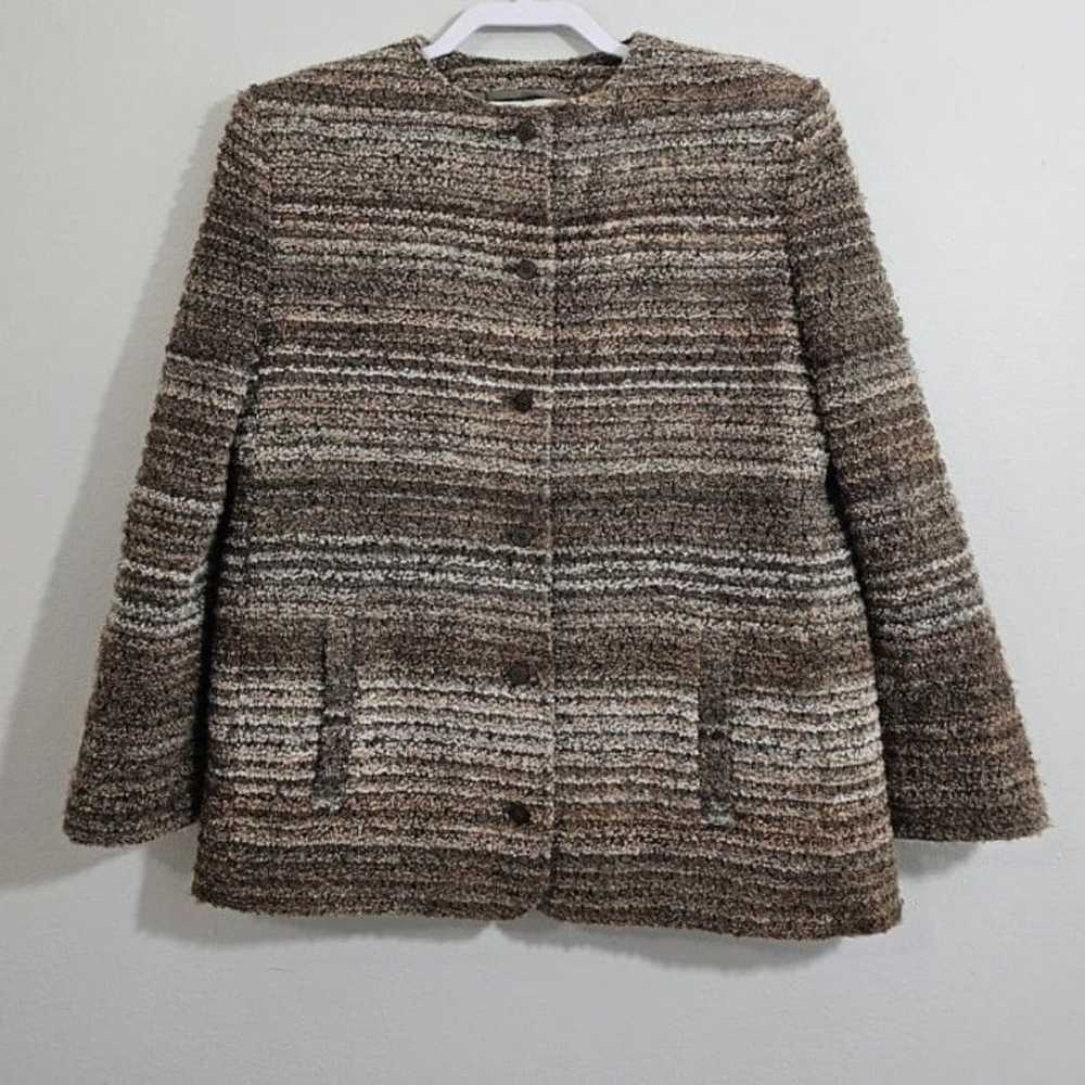 Vintage Jaeger Striped Wool Jacket - image 1