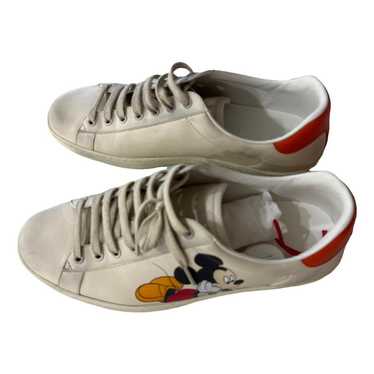 Gucci Ace leather low trainers