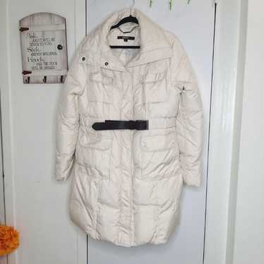 DKNY Off White Goose Down Coat XL