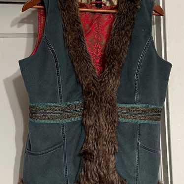 Vest Faux Fur Vest