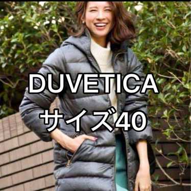 E277 M 40 デュベティカ デネブ ラクーンファー ロング丈 レディース DUVETICA DENEB DOWN JACKET ラクーンファー 40