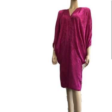 Siasia New York maxi long sleeve V-neck dress