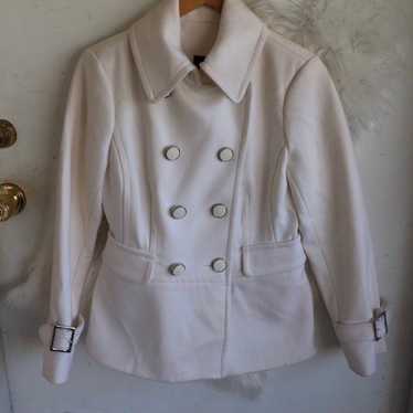 Nordstrom Off White Wool Coat