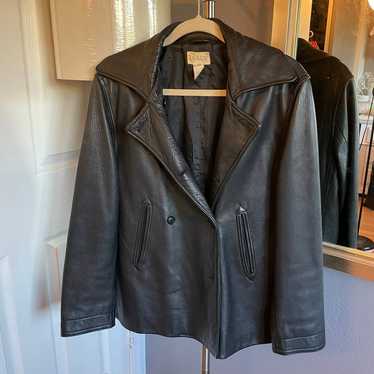 J. crew leather jacket - Gem
