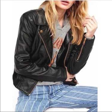 Free people Faux Leather Jacket