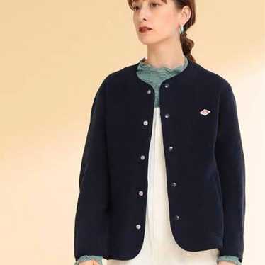 ジャケット・アウター DANTON WOMEN'S FLEECE COLLARLESS COAT DANTON（ダントン）の「WOMEN'S FLEECE COLLARLESS JACKET（ノー
