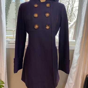 Michael Kors Purple Peacoat Size Small