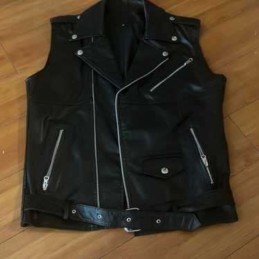 OOAK Lip Serice Kill City Leather Vest