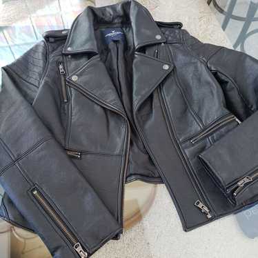 Faux Leather Jacket medium