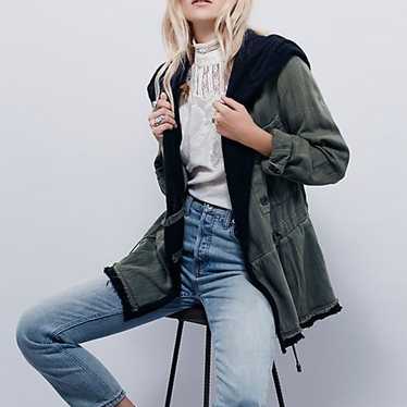 Free People Slouchy Peplum Jacket