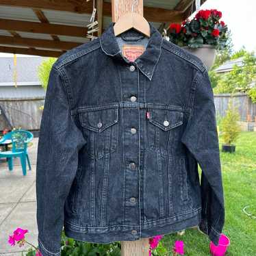 Levi’s western black denim jacket