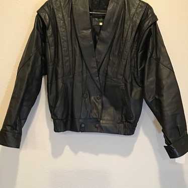 Mexican Vintage black genuine leather jacket