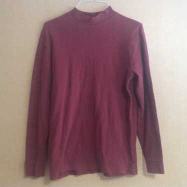 Vintage Basic Editions Red Mock Neck Sweater