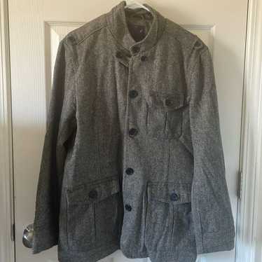 Ted Baker Wool Blend Houndstooth Jacket Size 5