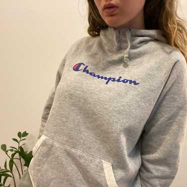 CUTE CHAMPION GREY HOODIE / VINTAGE /