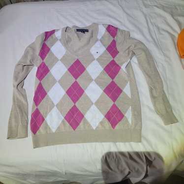 Vintage Tommy Hilfiger Golf V-Neck Jumper