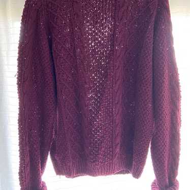 Vintage Orvis Cable Knit Pullover Sweate